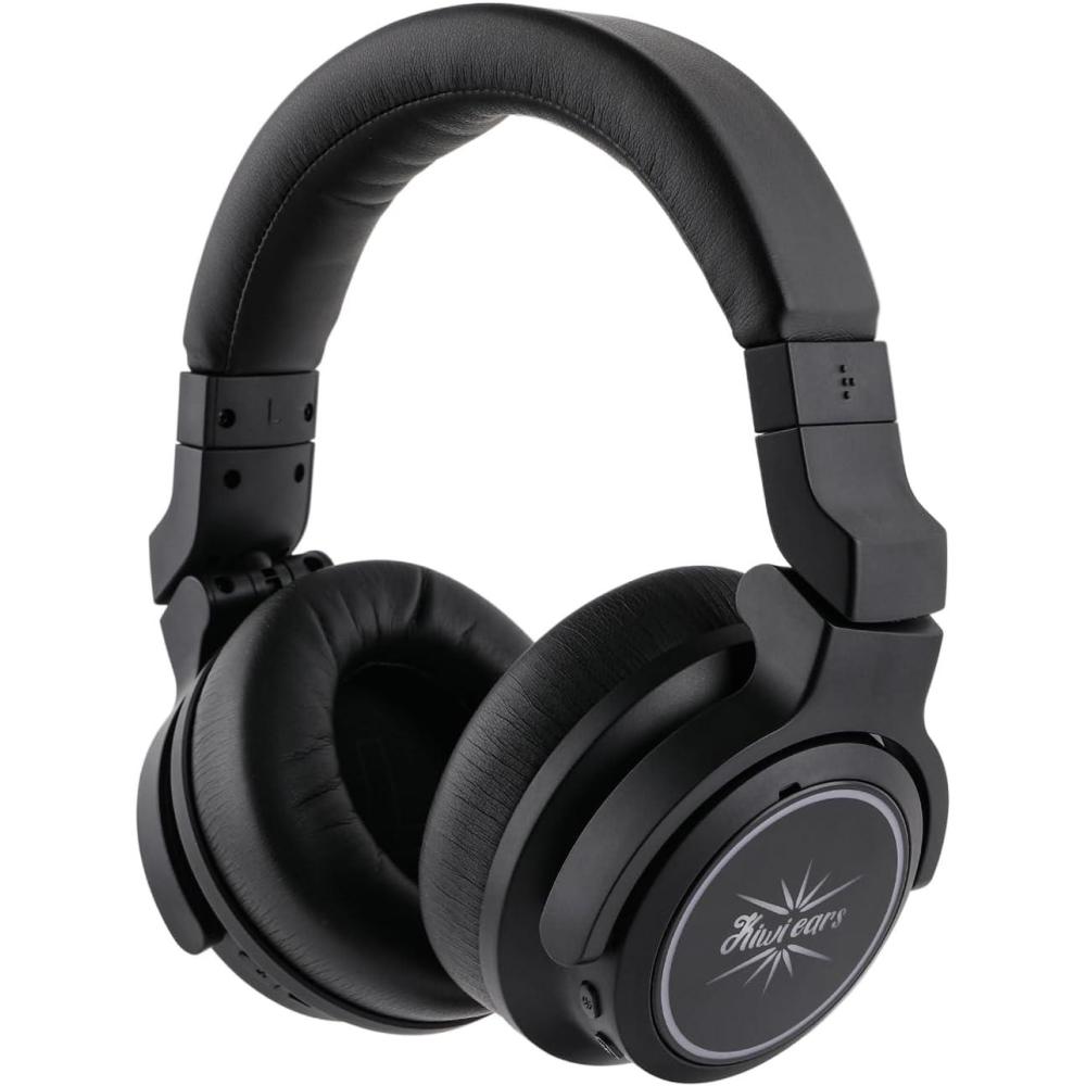 image:imageLinsoul Kiwi Ears Aventus Bluetooth 54 Over Ear HeadphonesWireless DJ Studio Monitor Earphones Dual Dynamic Driver Gaming Headset with Hybrid ANC 82H Playtime for Podcast Gaming Guitar