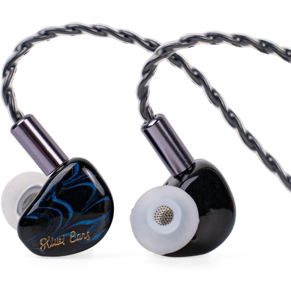 image:imageLinsoul Kiwi Ears Cadenza 10mm Beryllium Dynamic Driver IEM 3D Printed with Detachable Interchangeable Plug 078 2pin 35mm IEM Cable for Musician Audiophile GreenBlue