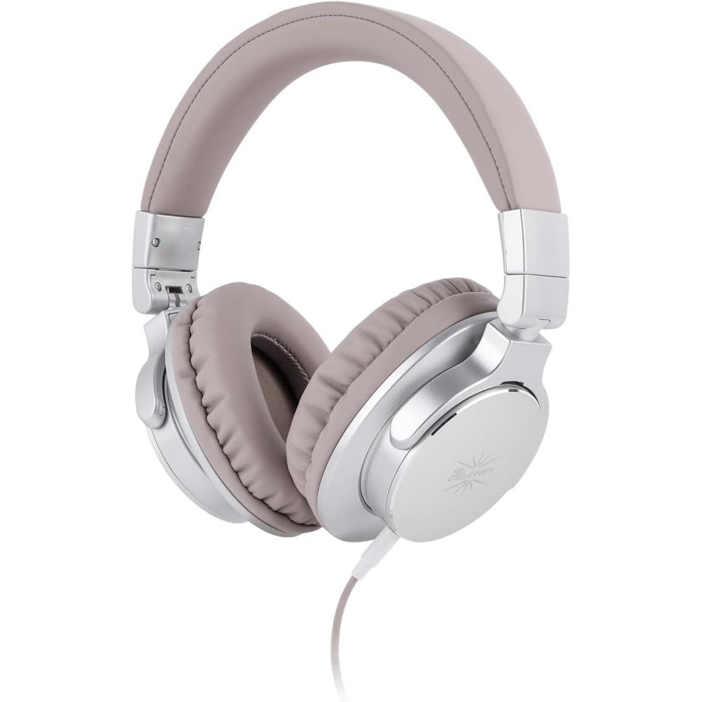 image:imageLinsoul Kiwi Ears Division Over Ear Headphone40mm Dynamic Driver Monitoring HeadphonesWired Gaming HeadphonesDJ Head Phones for Professional Musicians Engineers SilverSilver