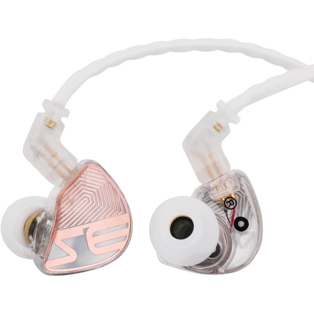 image:imageLinsoul TANGZU Waner SG Studio Edition in Ear Monitor Wired HiFi Earbuds 10mm Dynamic Driver Earphone Headphone with Detachable 2Pin OFC Braided Cable for Audiophile Musician DJ Stage White