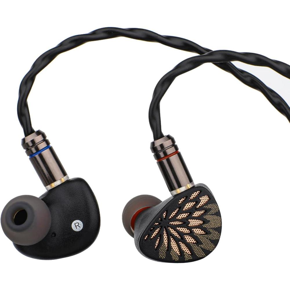 image:imageLinsoul TANGZU YuXuanJi in Ear Monitor 10mm TPLX Dynamic Driver IEM Earphone Wired Earbuds with Detachable Cable for Musician Audiophile Type C Black