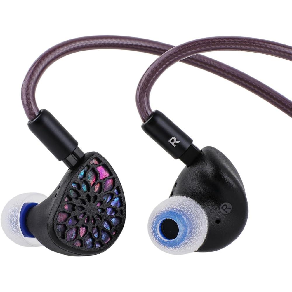 image:imageLinsoul TANGZU Zetian Wu Legend Dual Planar inEar MonitorsHiFi Wired Earbuds 142mm and 6mm Planar Drivers IEM Earphones with Detachable 2Pin IEM Cable for Musician Audiophile 44mm44mm