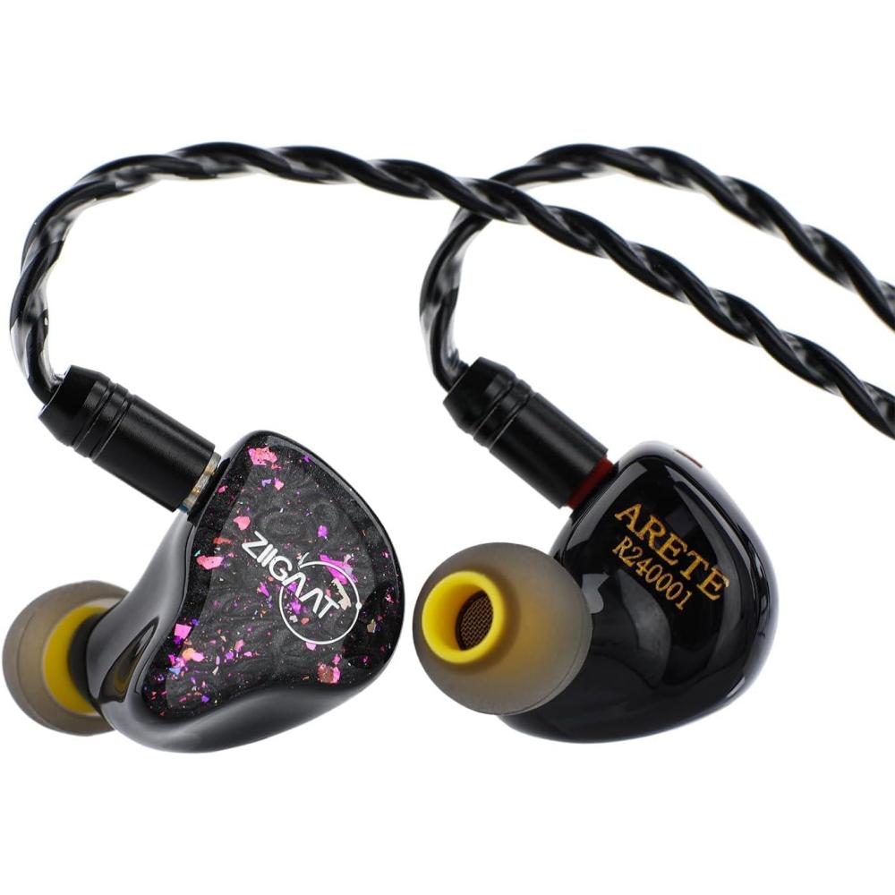 image:imageLinsoul ZiiGaat x Fresh Reviews Arete in Ear Monitor 1DD4BA Hybrid Earphone IEM Wired Gaming Earbuds Studio Monitor Tunning with Detachable IEM Cable for Musician Audiophile BlueBlack