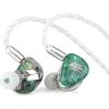 image:imageLinsoul Kiwi Ears Orchestra Lite Performance Custom 8BA inEar Monitor IEM with Detachable 4core 7N OxygenFree Copper OFC Cable Handcrafts Faceplate for Audiophile Studio Musician GreenGreen