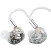 image:imageLinsoul Kiwi Ears Orchestra Lite Performance Custom 8BA inEar Monitor IEM with Detachable 4core 7N OxygenFree Copper OFC Cable Handcrafts Faceplate for Audiophile Studio Musician GreenClear