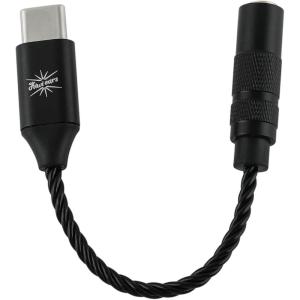 Linsoul Kiwi Ears AD1 Type-C to 3.5mm Female Headphone DAC Adapter Cable, USB C to Aux IEM Dongle with KT02H20 Chip, High Res 32bit/384kHz, CTIA-Standard for iOS/Android/Windows Smartphones/Laptops