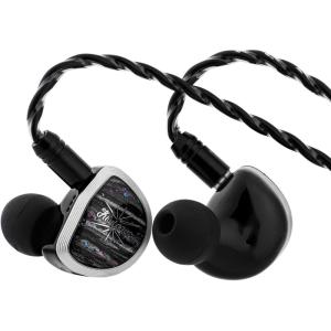 Linsoul Kiwi Ears Aether in Ear Monitor, 15.3mm Large Planar Driver IEM Earphone, HiFi Wired Earbuds, Gaming Earbuds with 2Pin Detachable Cable for Professional Musician Audiophile Gamer
