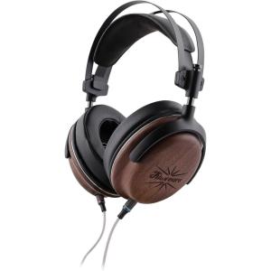 Linsoul Kiwi Ears Atheia Dynamic + Planar Magnetic Driver Over Ear Headphones, Closed Back, HiFi Stereo Monitor with Walnut Wood Earcups, Detachable Cable for Musician Audiophile