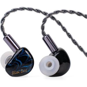 Linsoul Kiwi Ears Cadenza 10mm Beryllium Dynamic Driver IEM 3D Printed with Detachable Interchangeable Plug 0.78 2pin 3.5mm IEM Cable for Musician Audiophile (Green)(Blue)