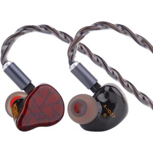 Linsoul Punch Audio Martilo in Ear Monitor, 1 Planar + 2BA + 2DD Hybrid Driver Basshead IEM Earphones, HiFi Wired Earbuds, with Precision Detail for EDM Hip-Hop Monitoring