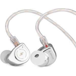 Linsoul SIMGOT EW200 10mm SCP Diaphragm Dynamic Driver in-Ear Earphones with All Metal Body, Detachable 0.78mm 2pin Silver-Plated OFC Cable for Audiophiles Musicians (EW200 Without Mic)(EW200 Without Mic)