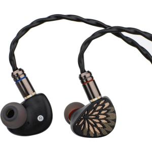 Linsoul TANGZU YuXuanJi in Ear Monitor, 10mm TPLX Dynamic Driver IEM Earphone, Wired Earbuds with Detachable Cable for Musician Audiophile (Type C, Black)