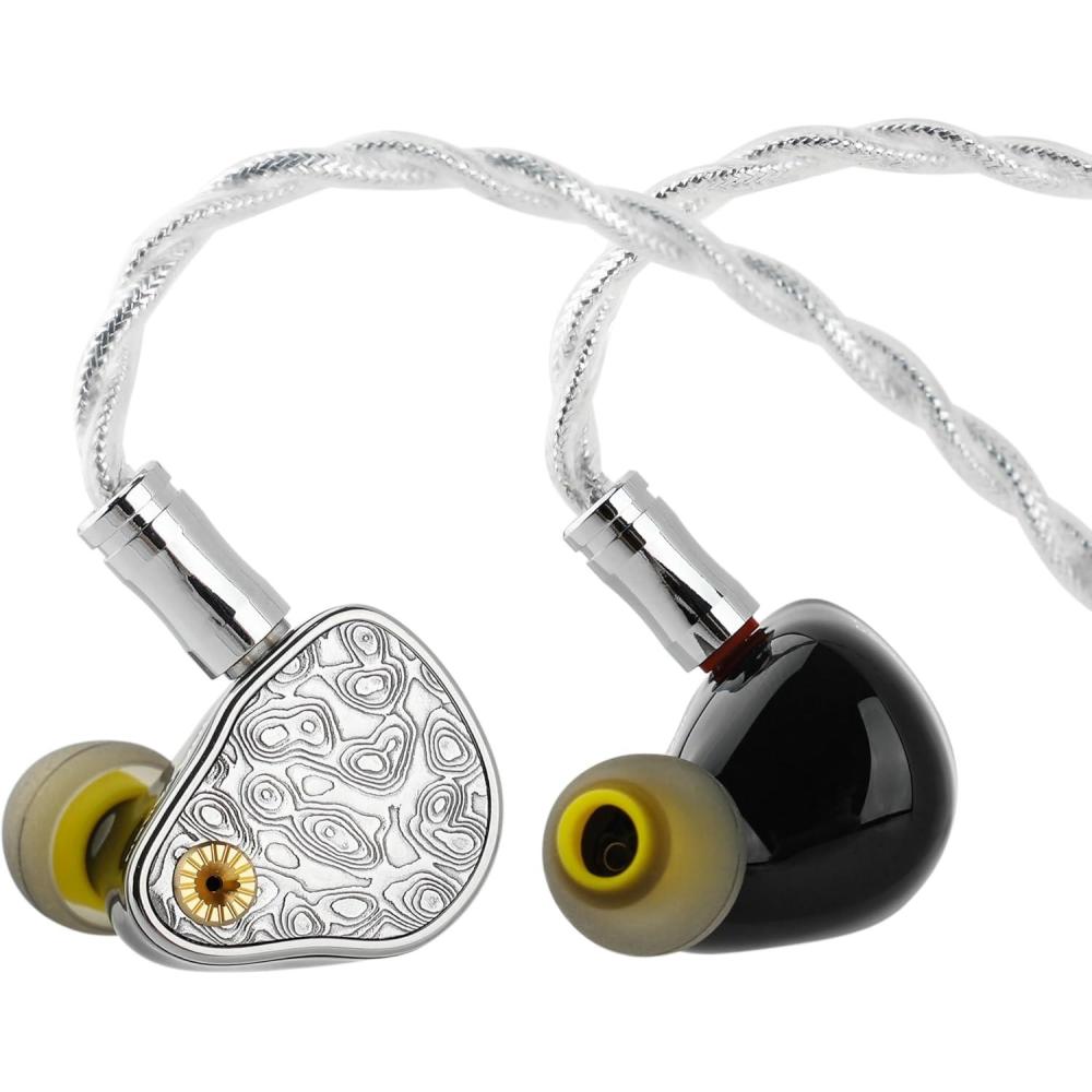 image:imageLinsoul INAWAKEN TwilightDS 4DD8BA inEar Monitors Hybrid IEMs with Titanium Alloy Steel Build HiFi Wired Earbuds with Detachable 2 Pin OCCAlloy Copper Cable for HiFi Audiophiles amp Musicians