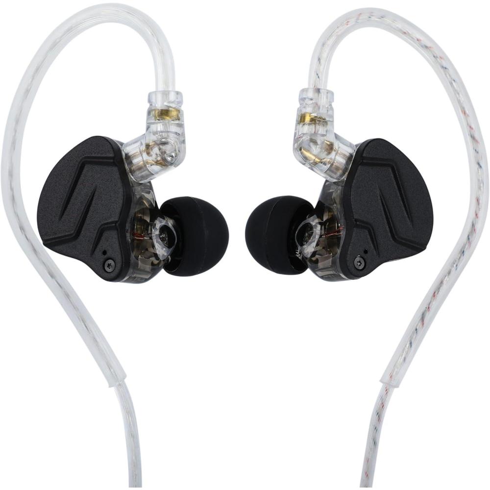 image:imageLinsoul KZ ZSN PRO X Dual Driver 1BA1DD Hybrid Metal Earphones HiFi inEar Monitor with Detachable Recessed 2Pin CableZinc Alloy Panel Without Mic BlackGrey