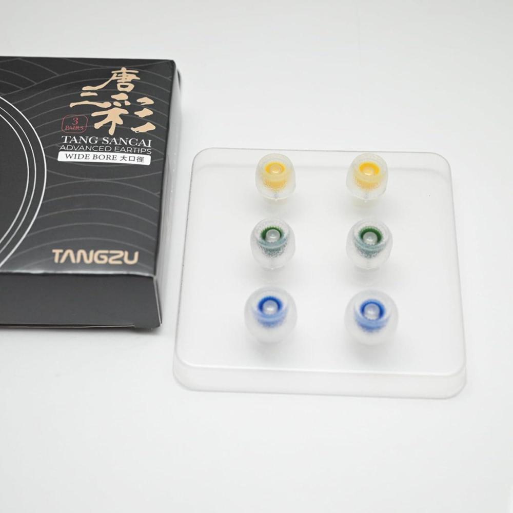 image:imageLinsoul Tangzu Tang Sancai Wide Bore Silicone Eartips for in Ear Earphones Replacement Earbuds Tips S 3 PairsS3Pais