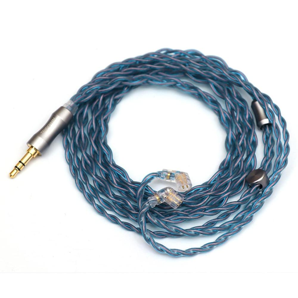 image:imageLinsoul Tripowin Altea Upgraded 6N OCC Litz 4 Cores HiFi Earphone Cable 26 AWG HighPurity Monocrystalline Copper Wires for in Ear Earphone35mm 2pin 078mmRecessed 2pin