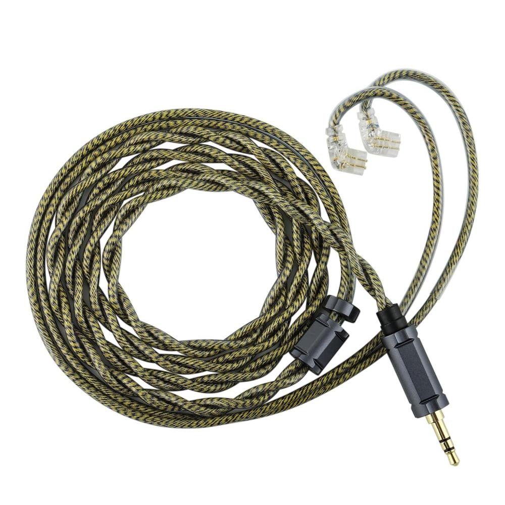 image:imageLinsoul Tripowin Cygnus Hybrid Single Crystal Copper IEM Cable Litz TYPE5 amp AWG 17 Earphone Cord HiFi Replacement Wire for in Ear Monitor amp Wired Earbuds 2Pin2Pin