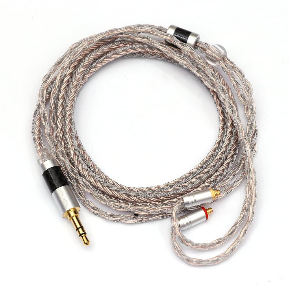 image:imageLinsoul Tripowin Jelly Upgraded 16 Core 21 Wires Per Core SilverPlated OCCAlloy Copper GrapheneOCC Mixed Braided Cable for Audiophile Musician35mm MMCXMMCX