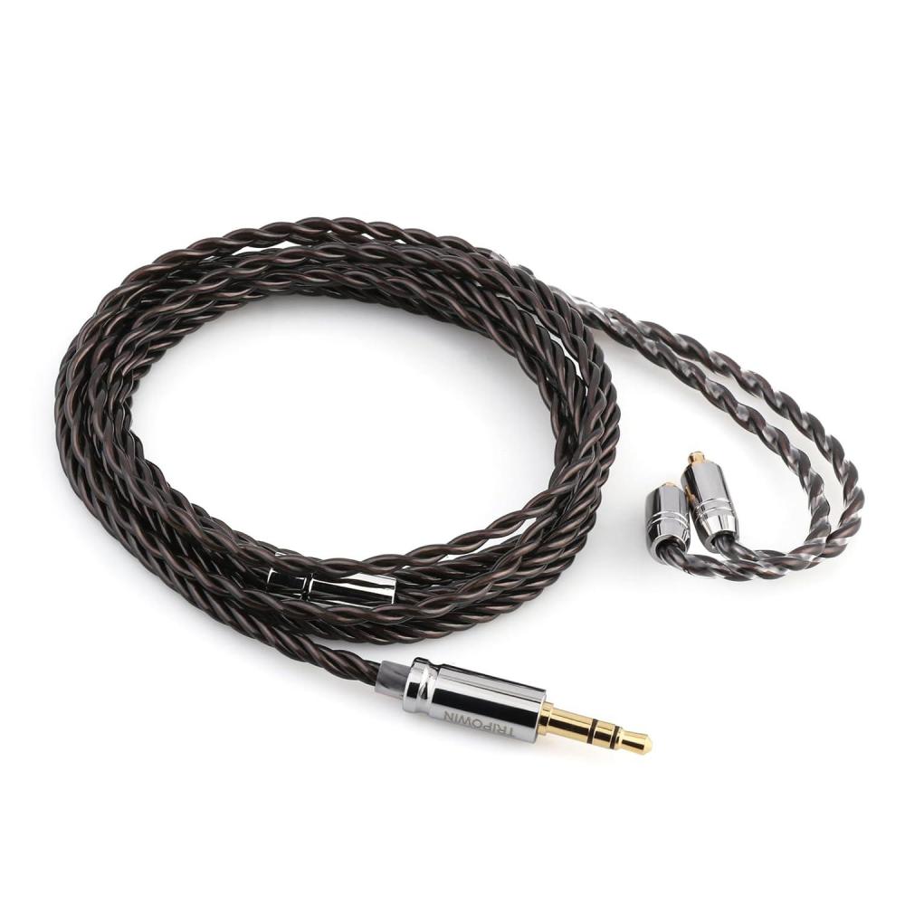 image:imageLinsoul Tripowin Mirage IEM Cable30AWG OCC 4N HiFi IEM Upgrade Replacement Cable with 35mm Audio Jack for inEar Monitor Audiophile MusicianRecessed 2pinMMCX