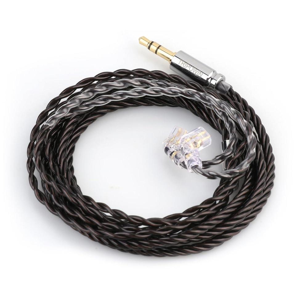 image:imageLinsoul Tripowin Mirage IEM Cable30AWG OCC 4N HiFi IEM Upgrade Replacement Cable with 35mm Audio Jack for inEar Monitor Audiophile MusicianRecessed 2pinRecessed 2Pin