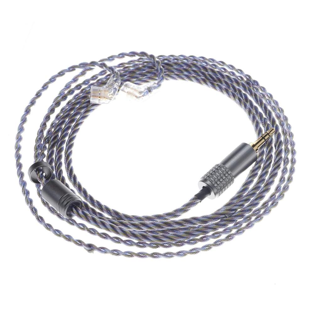 image:imageLinsoul Tripowin Zoe Upgraded Earphone Cable in Ear Monitor Cable 4Core Pure Copper SilverPlated Copper GoldPlated 24AWG Litz Wire for Musician Audiophile35mm 2pin 078mmRecessed 2pin