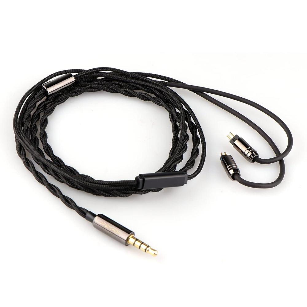 image:imageLinsoul Tripowin Zombur in Ear Monitor Cable 4N High Purity OFC Oxygen Free Cable HiFi Wired IEM Cable Cotton Yarn Outer Layer 35mm Audio Jack for Musician AudiophileWithout Mic MMCX2Pin