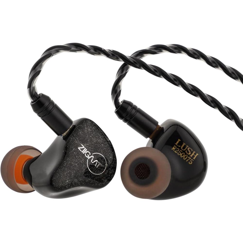 image:imageLinsoul ZiiGaat Lush in Ear Monitor 1DD4BA Hybrid Earphone IEM Studio Monitor Tunning Wired Earbuds with Detachable Cable for Professional Music Engineers Audiophiles SilverSilver