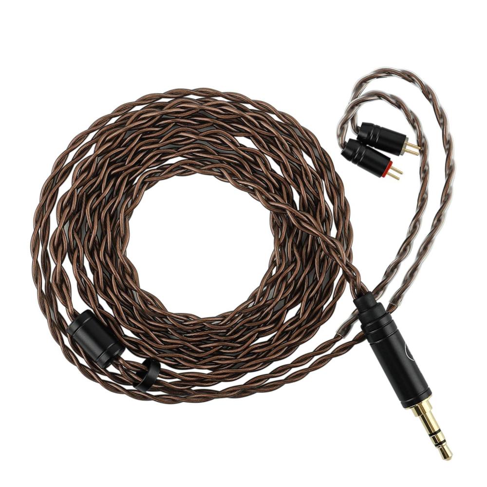 image:imageLinsoul ZiiGaat Z01 IEM Cable 4 Core Single Crystal Copper Wirein Ear Monitor Cord with 35mm PlugDetachable 078mm 2Pin Connector for HiFi Wired Earbuds Zero2EW300CadenzaKefineWanerSG