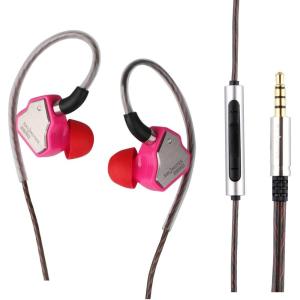 Linsoul 7Hz Salnotes Zero HiFi 10mm Dynamic Driver in-Ear Earphone IEM with Metal Composite Diaphragm Stainless Steel Faceplate Detachable 2Pin OFC Cable (Rose, with Mic, Type C)(Rose)