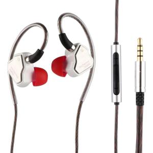 Linsoul 7Hz Salnotes Zero HiFi 10mm Dynamic Driver in-Ear Earphone IEM with Metal Composite Diaphragm Stainless Steel Faceplate Detachable 2Pin OFC Cable (Rose, with Mic, Type C)(White)