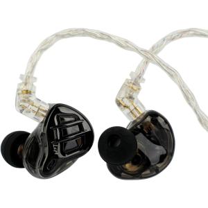 Linsoul KZ ZAR 7BA+1DD in-Ear Monitor, HiFi Wired Earbuds, Gaming Earbuds, Hybrid IEM Earphones with Recessed 2 Pin Detachable Cable for Musicians, Studio Engineers and Audiophiles(Without Mic)(Without Mic)