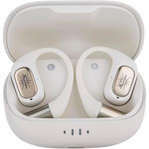 Linsoul Kiwi Ears Attiva OWS Wireless Earbuds, Open Ear Bluetooth 5.4 Headphones with ANC Noise Cancellation, 200H Playtime, IPX5 Sweat and Water Resistant for Workout Running (White)