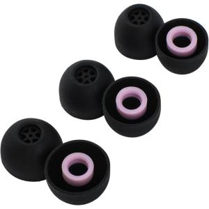 Linsoul Kiwi Ears Flex Earbud Tips, Replacement Silicone IEM Tips, 3 Pairs, S/M/L Size, for KZ ZS10 Pro 2, SuperMix 4,Hype4,Orchestra Lite, Cadenza Wired/Wireless Earphones (Green)(Black)