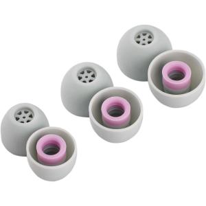 Linsoul Kiwi Ears Flex Earbud Tips, Replacement Silicone IEM Tips, 3 Pairs, S/M/L Size, for KZ ZS10 Pro 2, SuperMix 4,Hype4,Orchestra Lite, Cadenza Wired/Wireless Earphones (Green)(Grey)