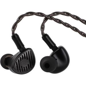 Linsoul Kiwi Ears Septet in Ear Monitor, 1DD + 4BA + 1 Planar + 1 PZT Quadbrid IEM Earphones, HiFi Wired Earbuds, Gaming Earbuds with 3.5mm/4.4mm Modular Cable for Musicians Audiophiles