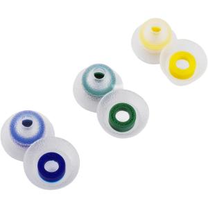 Linsoul TANGZU Tang Sancai Narrow Bore, Medical-Grade Silicone Eartips for IEMs, Replacement Silicone IEM Tips, for KZ ZS10 Pro 2, SuperMix 4,Hype4,Orchestra Lite, Earphones (S/M/L-3Pairs)(S/M/L-3Pais)