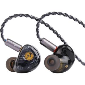 Linsoul TINHIFI T3 Plus 10mm LCP Diaphragm Hi-Fi in-Ear Earphone with Detachable 2Pin OFC Cable, 3D-Printed Shell for Audiophile Musician