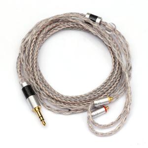 Linsoul Tripowin Jelly Upgraded 16 Core 21 Wires Per Core Silver-Plated OCC+Alloy Copper Graphene+OCC Mixed Braided Cable for Audiophile Musician(3.5mm, MMCX)(MMCX)