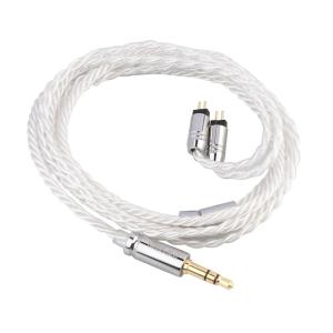 Linsoul Tripowin Solstice 26AWG Silver-Plated Copper HiFi IEM Cable for in Ear Monitor, Audiophile(2pin 0.78mm)(2pin)