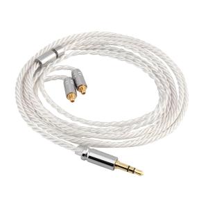 Linsoul Tripowin Solstice 26AWG Silver-Plated Copper HiFi IEM Cable for in Ear Monitor, Audiophile(2pin 0.78mm)(MMCX)