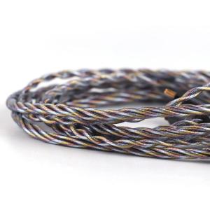 Linsoul Tripowin Zoe Upgraded Earphone Cable, in Ear Monitor Cable, 4-Core Pure Copper Silver-Plated Copper Gold-Plated 24AWG Litz Wire for Musician Audiophile(3.5mm, 2pin 0.78mm)(MMCX)