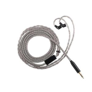 Linsoul Tripowin Zonie HiFi In-Ear Monitor Upgrade Cable, with Omni Mic, 16-Core Silver-Plated SPC Earphone Cable, Type-C/3.5mm Options, 1.25m SPC Tangle-Free Wire for Audiophiles(Typec,Recessed 2Pin)(Recessed 2Pin)