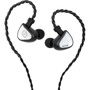Linsoul Tripowin x 0DiBi: Vivace in Ear Monitor, 10mm Titanium Diaphragm Dynamic Driver IEM, HiFi Wired Earbuds Earphone, Gaming Earbuds with 2Pin Detachable Cable for Musicians Audio Enthusiasts
