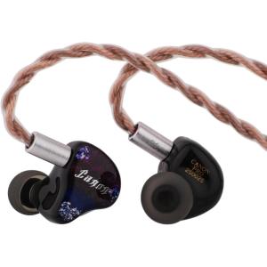Linsoul Yanyin Ca-Non Pro,1DD + 6BA in-Ear Monitor, HiFi Wired Earbuds,Gaming IEM Earphones, Hybrid IEM Headphones with 3D Printed Resin Faceplate,Detachable Cable for Musician Audiophile (3.5MM)(3.5MM)