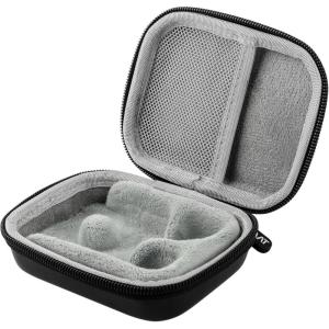 Linsoul ZiiGaat PELLEPOD Leather Earbud Case, Waterproof IEM Storage Box, Hard Carrying Bag, Protective Storage Box, Fit for Earphone ZS10 Pro, Zero: 2, EM6L, EW300, SuperMix 4, Orchestra Lite (Brown)(Black)