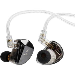 Linsoul x KZ AS10 PRO 5BA Wired Earbuds, HiFi in-Ear Earphones with Mirror Polygon Faceplate, 2 Pin Detachable Cable for Audiophile (Without Mic)(Without Mic)