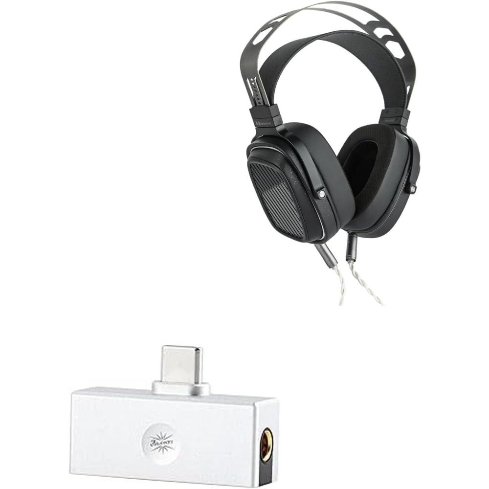 image:imageLinsoul HarmonicDyne Romantic OpenBack OverEar Headphones 60mm Bamboo Fiber BioComposite Driver Kiwi Ears Allegro Mini Portable IEM DAC in Ear Monitor Amplifier USB C to 3544mm