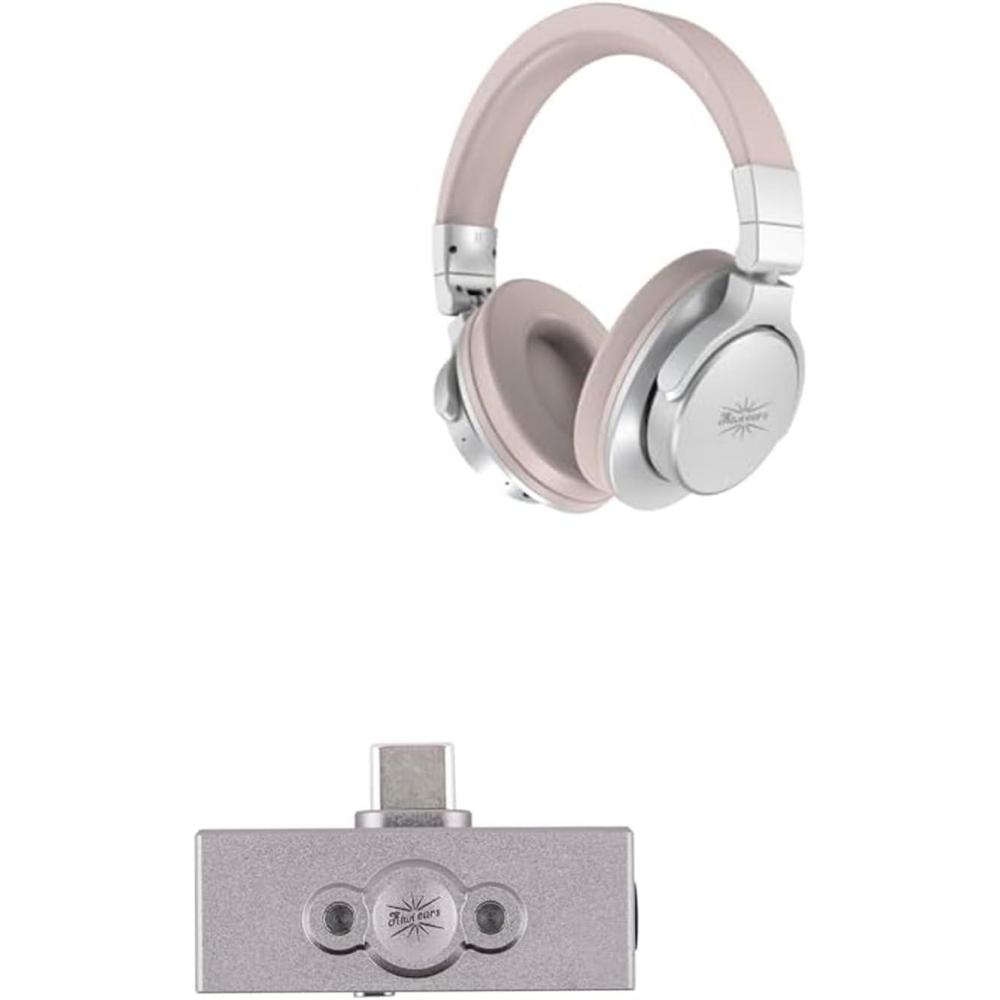image:imageLinsoul Kiwi Ears Division Over Ear Headphone 40mm Dynamic Driver Monitoring Headphones Silver Kiwi Ears Allegro Pro Upgraded IEM Earphone DACAMP