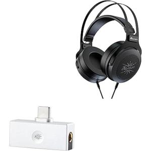 Linsoul Kiwi Ears Altruva Over Ear Headphone, Hi-Fi 50mm Dynamic Driver Monitoring Headphones Kiwi Ears Allegro Mini Portable IEM DAC, in Ear Monitor Amplifier,