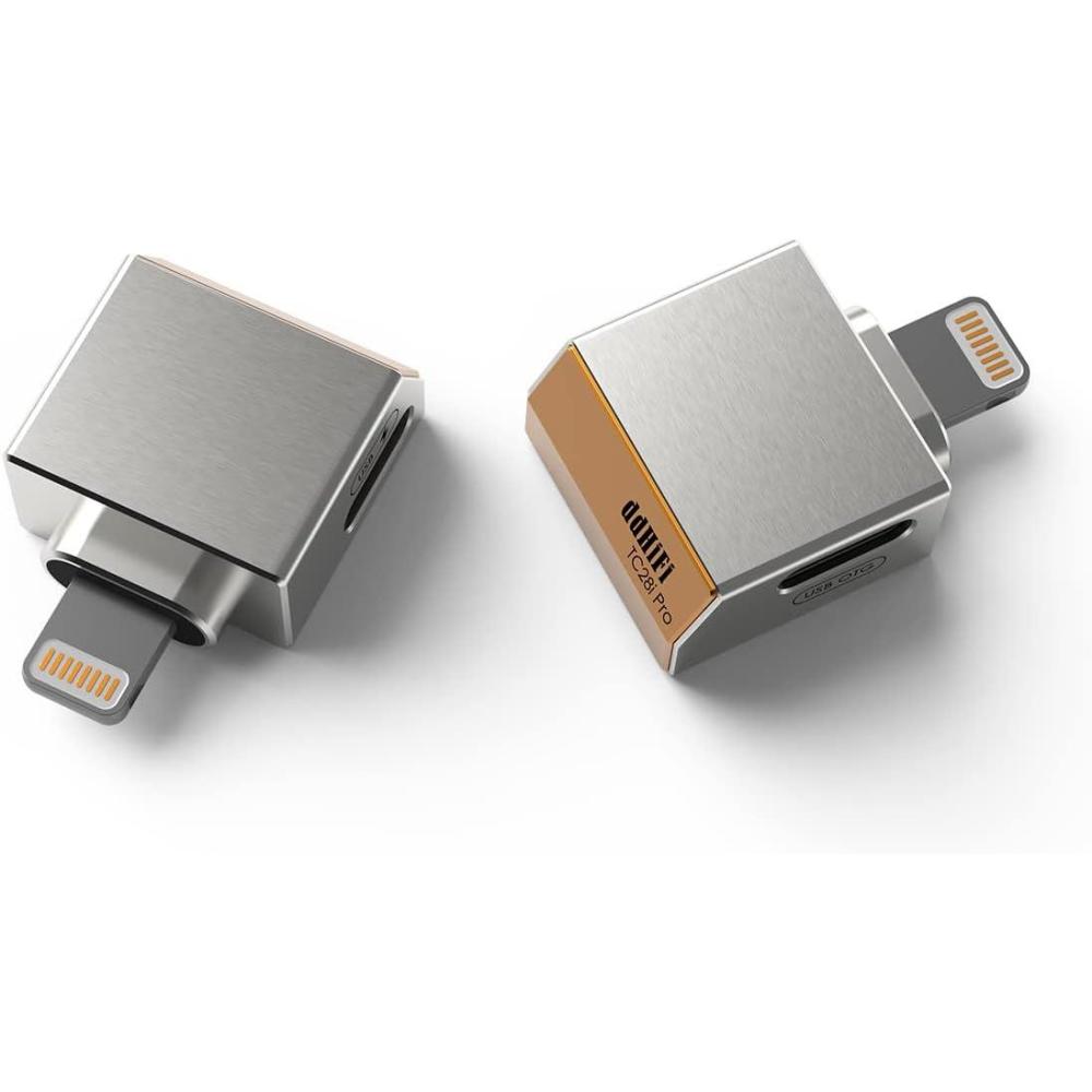image:imageLinsoul DDHIFI TC28i Pro L to Dual USBC Female Jack OTG Power Adapter Audio Converter for iPhone iPad iPod